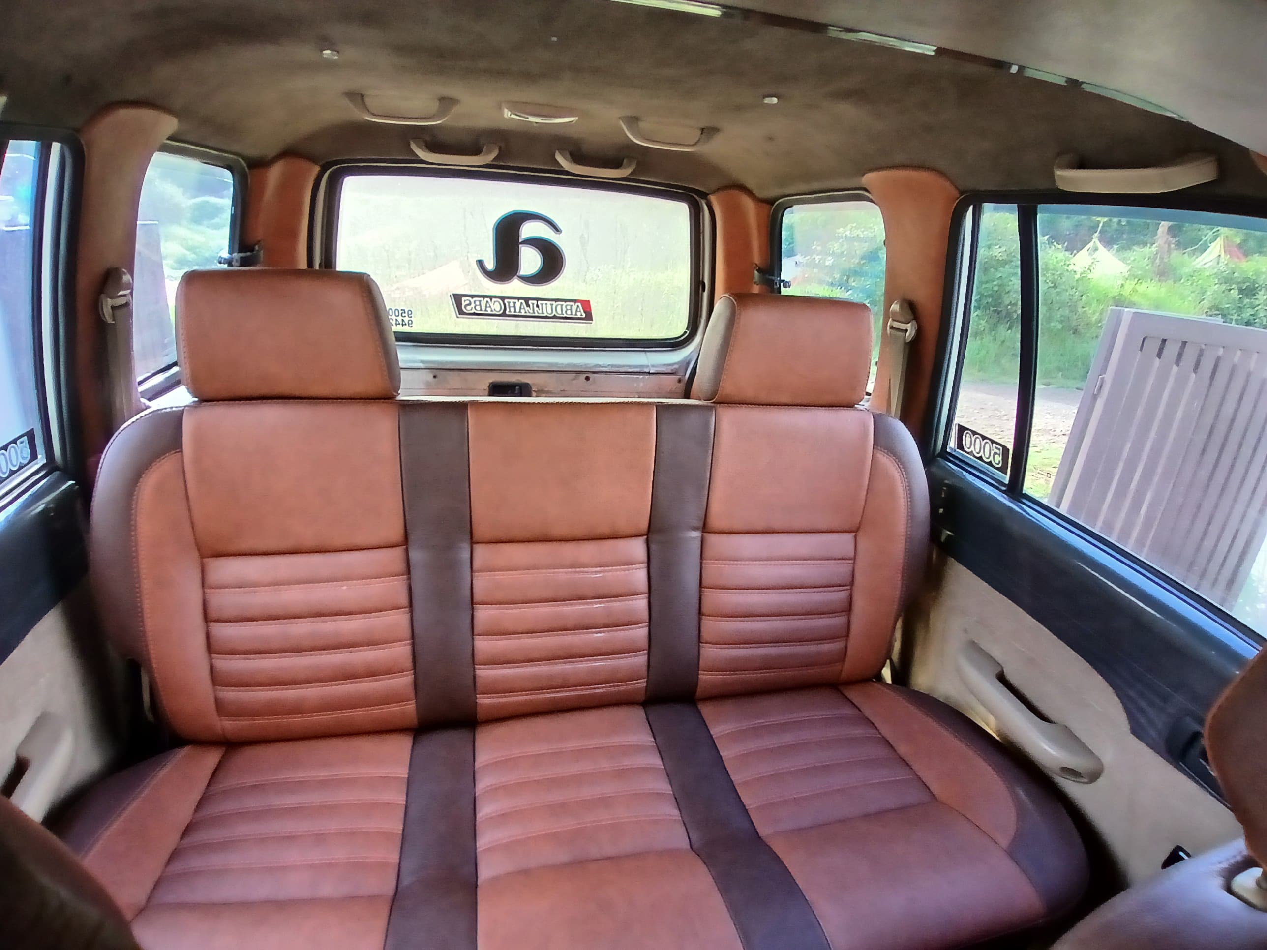 Tavera Back Seat