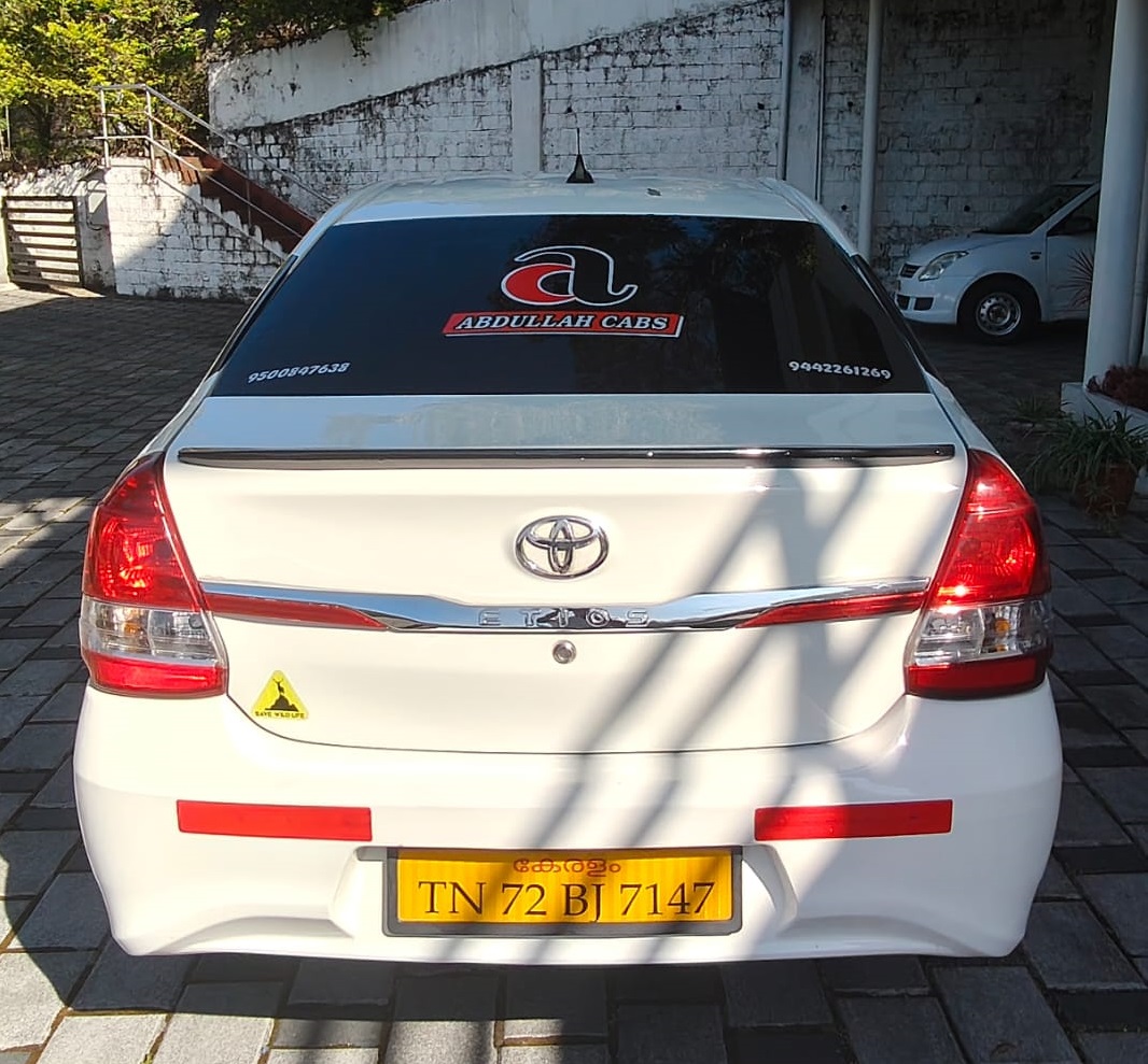 Toyota Etios Car Back View