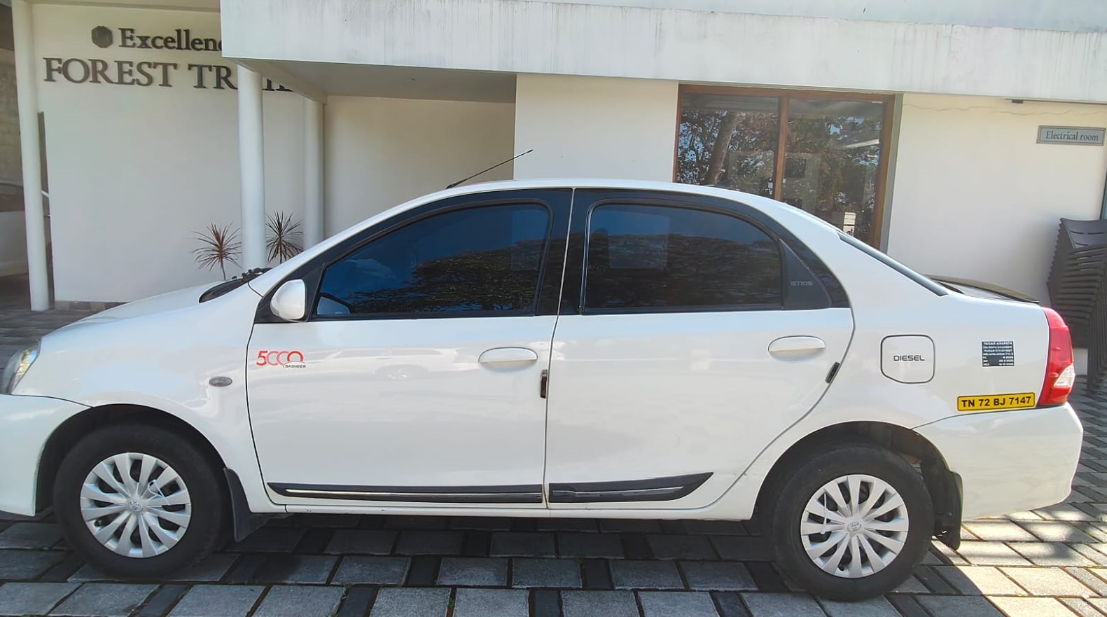 Toyota Etios Car Side View